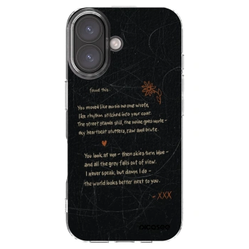 Picasee silikonski prozorni ovitek za Apple iPhone 16 - POET