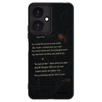 Picasee silikonski črni ovitek za Xiaomi Redmi 13C 5G - POET
