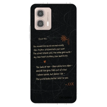 Picasee silikonski prozorni ovitek za Motorola Moto G53 5G - POET