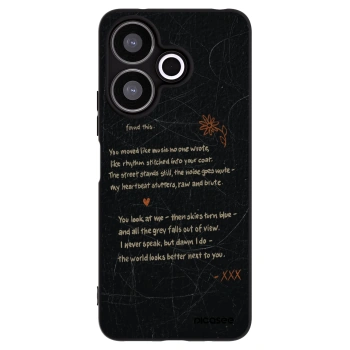 Picasee silikonski črni ovitek za Xiaomi Redmi 13 4G - POET