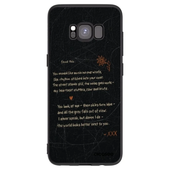 Picasee silikonski črni ovitek za Samsung Galaxy S8 G950F - POET