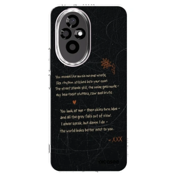 Picasee silikonski prozorni ovitek za Honor 200 5G - POET