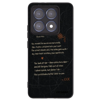 Picasee silikonski črni ovitek za Xiaomi 14T Pro - POET