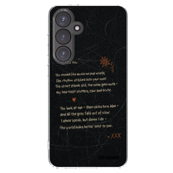 Picasee silikonski prozorni ovitek za Samsung Galaxy S24 FE S721B - POET