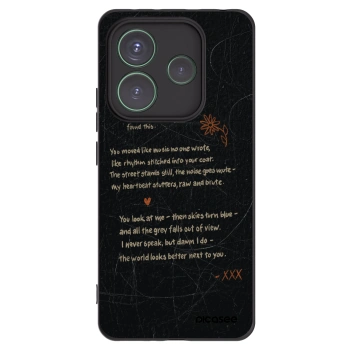 Picasee silikonski črni ovitek za Xiaomi Redmi Note 14 5G - POET