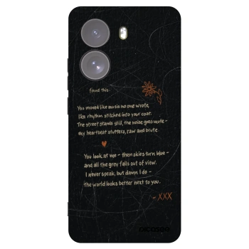 Picasee silikonski črni ovitek za Xiaomi Poco X7 - POET