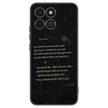 Picasee silikonski črni ovitek za Honor 200 Smart 5G - POET