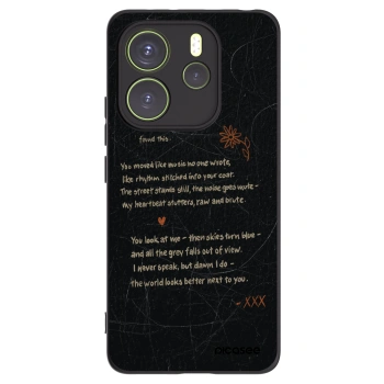 Picasee silikonski črni ovitek za Xiaomi Redmi Note 14 4G - POET