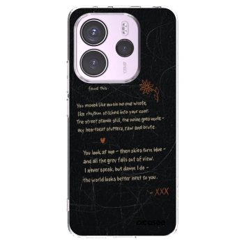 Picasee silikonski prozorni ovitek za Xiaomi Redmi Note 14 4G - POET