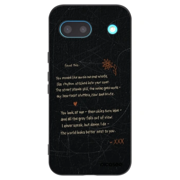 Picasee silikonski črni ovitek za Google Pixel 8a - POET