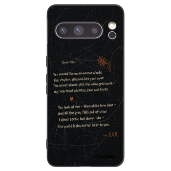 Picasee silikonski črni ovitek za Google Pixel 8 Pro - POET