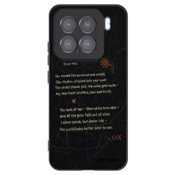 Picasee silikonski črni ovitek za Xiaomi 15 - POET
