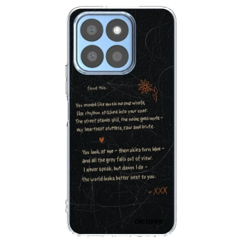 Picasee silikonski prozorni ovitek za Honor X8c - POET