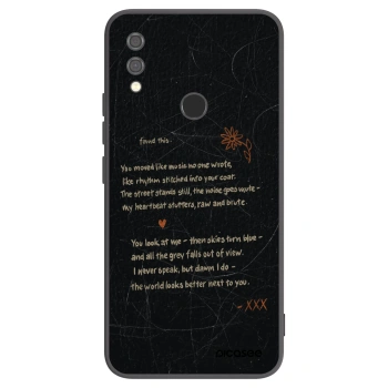 Picasee silikonski črni ovitek za Xiaomi Redmi Note 7 - POET