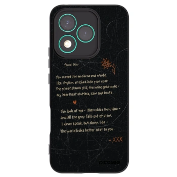 Picasee silikonski črni ovitek za Honor 400 Lite 5G - POET