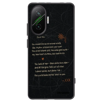 Picasee silikonski črni ovitek za Xiaomi Poco F7 5G - POET