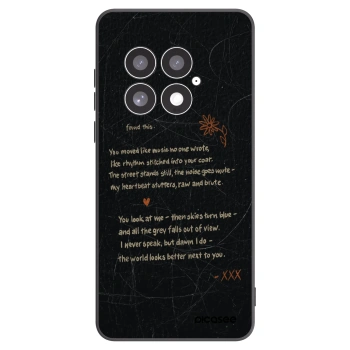Picasee silikonski črni ovitek za OnePlus 13 5G - POET