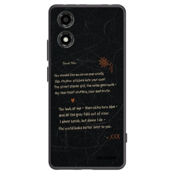 Picasee silikonski črni ovitek za Motorola Moto E14 - POET