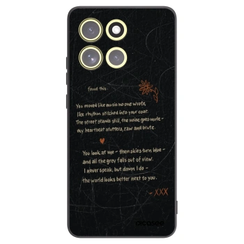Picasee silikonski črni ovitek za Motorola Moto G86 Power 5G - POET