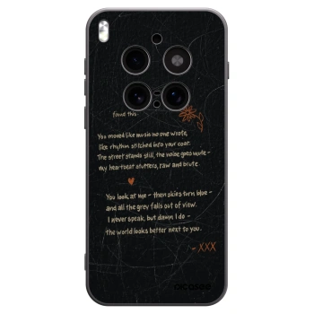 Picasee silikonski črni ovitek za Vivo X300 Pro - POET