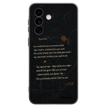 Picasee silikonski črni ovitek za Samsung Galaxy A57 5G - POET