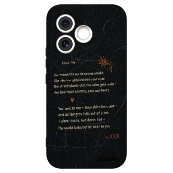 Picasee silikonski črni ovitek za Honor 600 Lite - POET