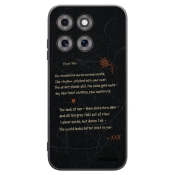 Picasee silikonski črni ovitek za Motorola Moto G77 - POET