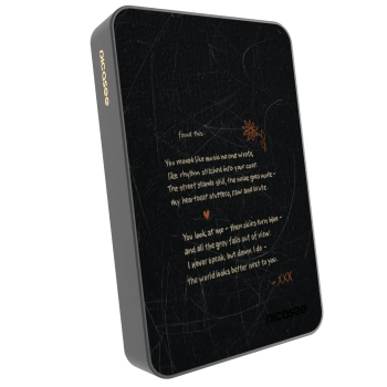 Picasee Prenosna baterija z MagSafe 10 000 mAh Siva - POET