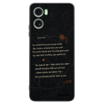 Picasee silikonski črni ovitek za Motorola Moto G06 - POET