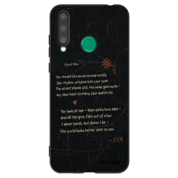 Picasee silikonski črni ovitek za Honor 20 Lite - POET