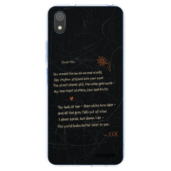 Picasee silikonski prozorni ovitek za Xiaomi Redmi 7A - POET