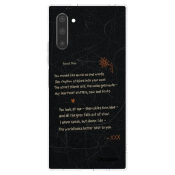 Picasee silikonski prozorni ovitek za Samsung Galaxy Note 10 N970F - POET