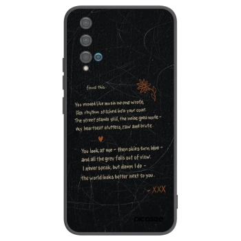 Picasee silikonski črni ovitek za Huawei Nova 5T - POET