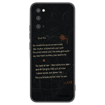 Picasee silikonski črni ovitek za Samsung Galaxy S20 G980F - POET