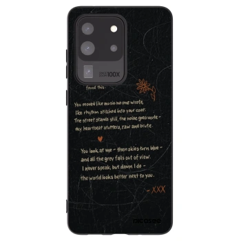 Picasee silikonski črni ovitek za Samsung Galaxy S20 Ultra 5G G988F - POET