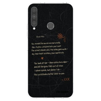 Picasee silikonski prozorni ovitek za Huawei P40 Lite E - POET