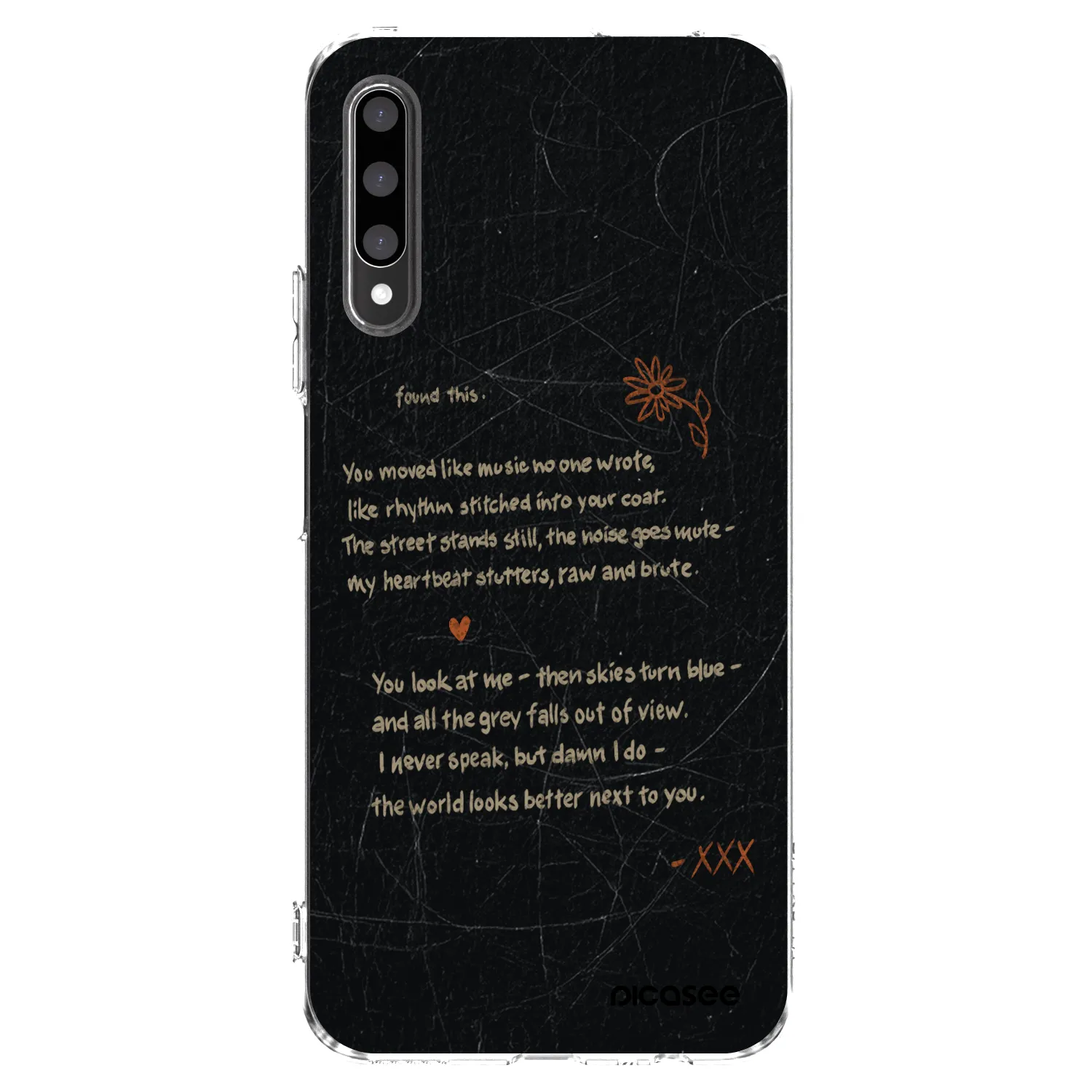 Picasee silikonski prozorni ovitek za Honor 9X Pro - POET