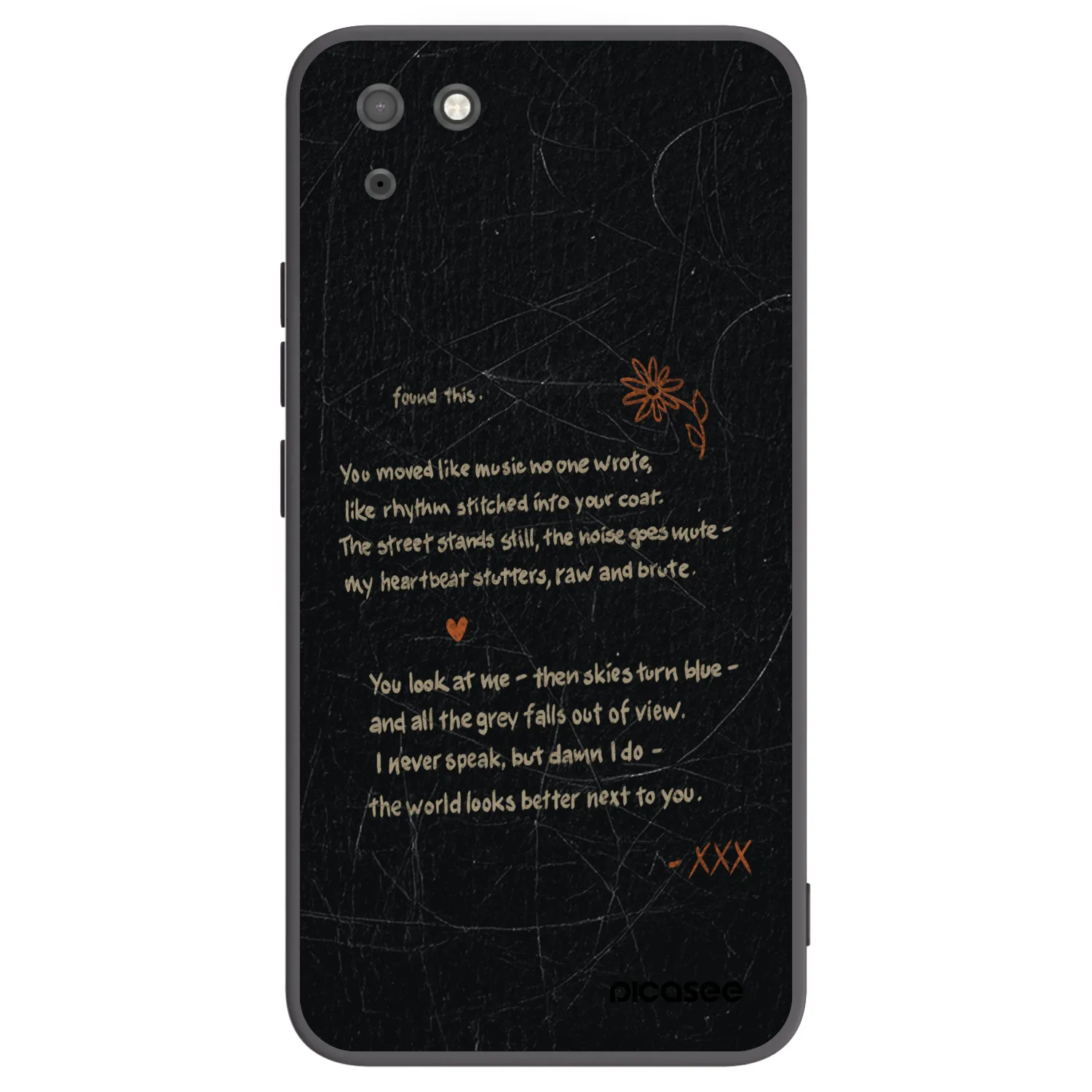 Picasee silikonski črni ovitek za Huawei Y5P - POET