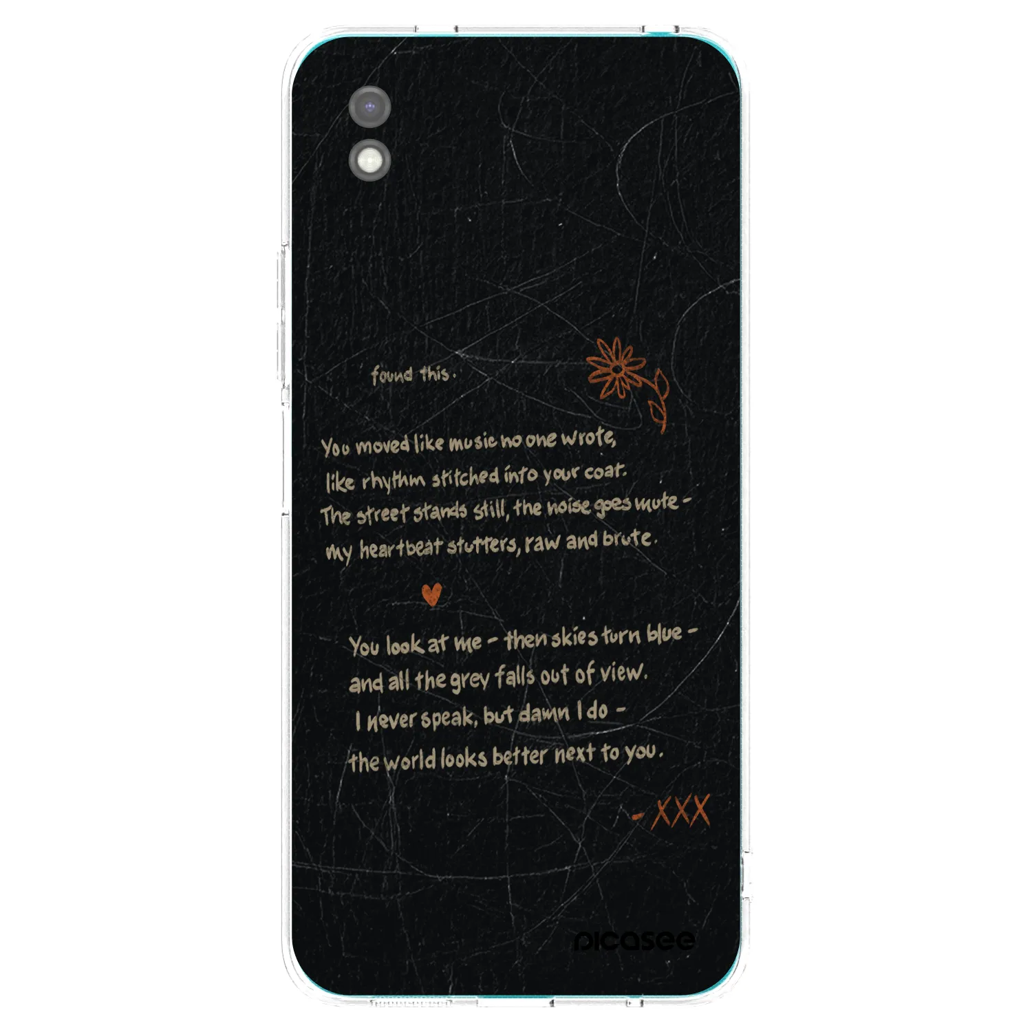 Picasee silikonski črni ovitek za Xiaomi Redmi 9A - POET