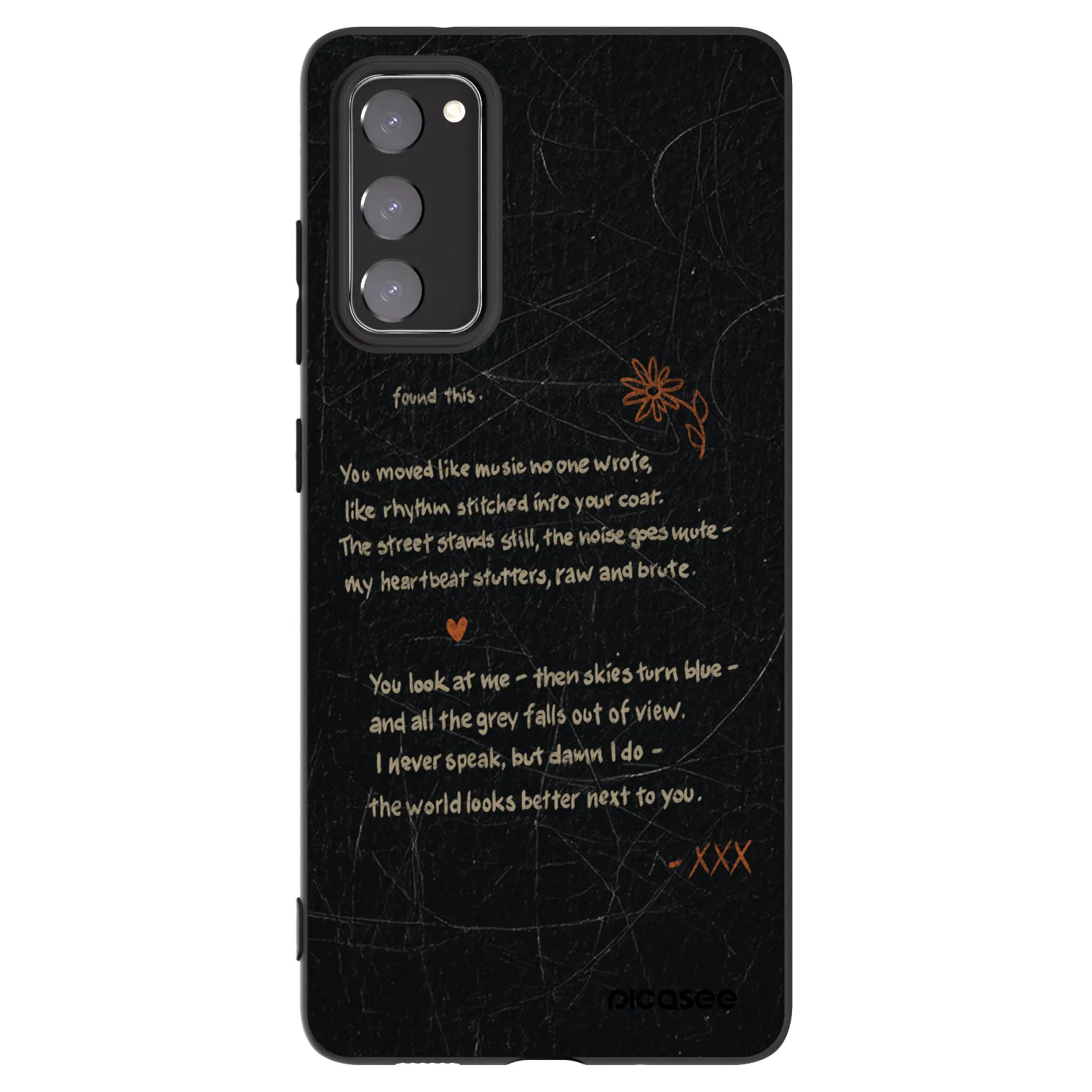 Picasee silikonski črni ovitek za Samsung Galaxy S20 FE - POET