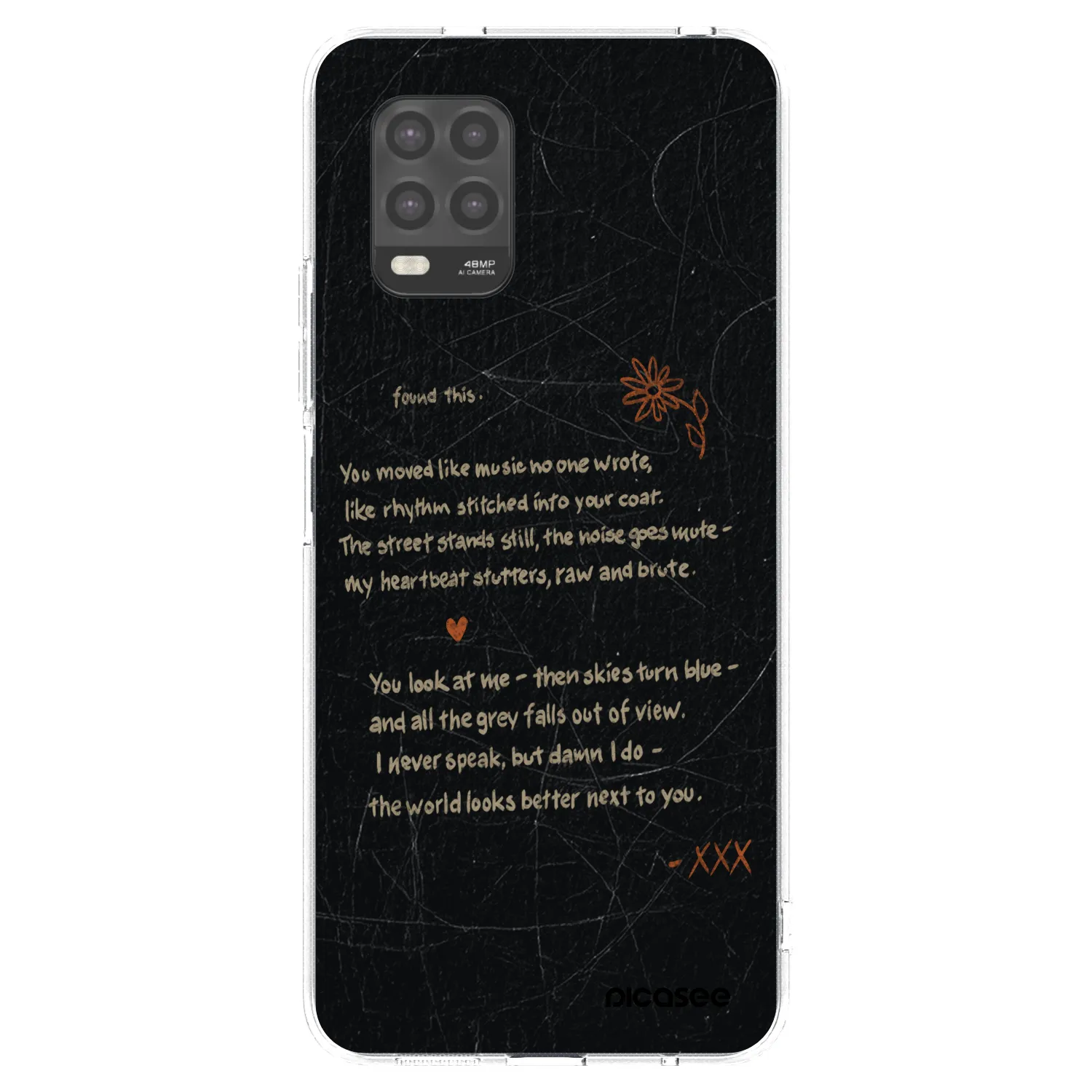 Picasee silikonski prozorni ovitek za Xiaomi Mi 10 Lite - POET