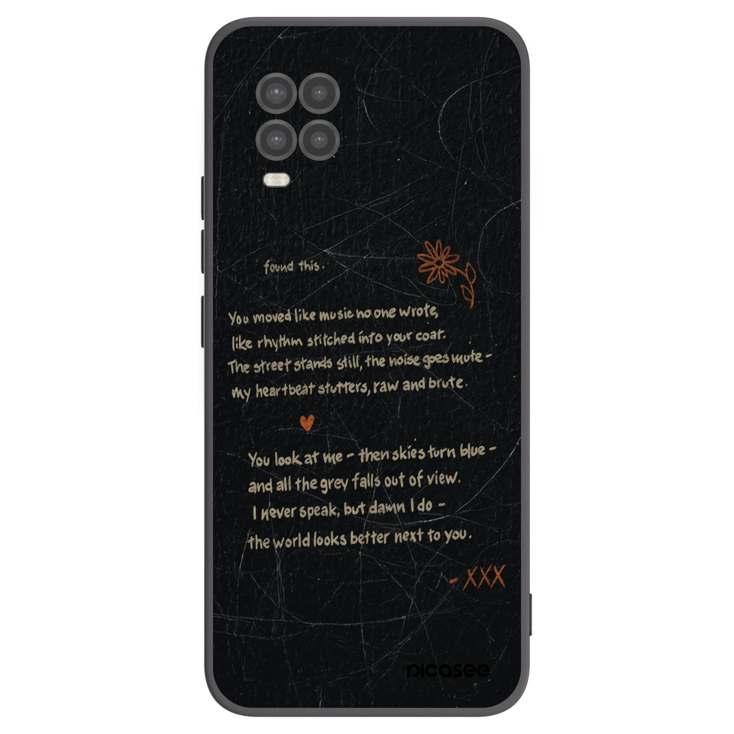 Picasee silikonski črni ovitek za Xiaomi Mi 10 Lite - POET