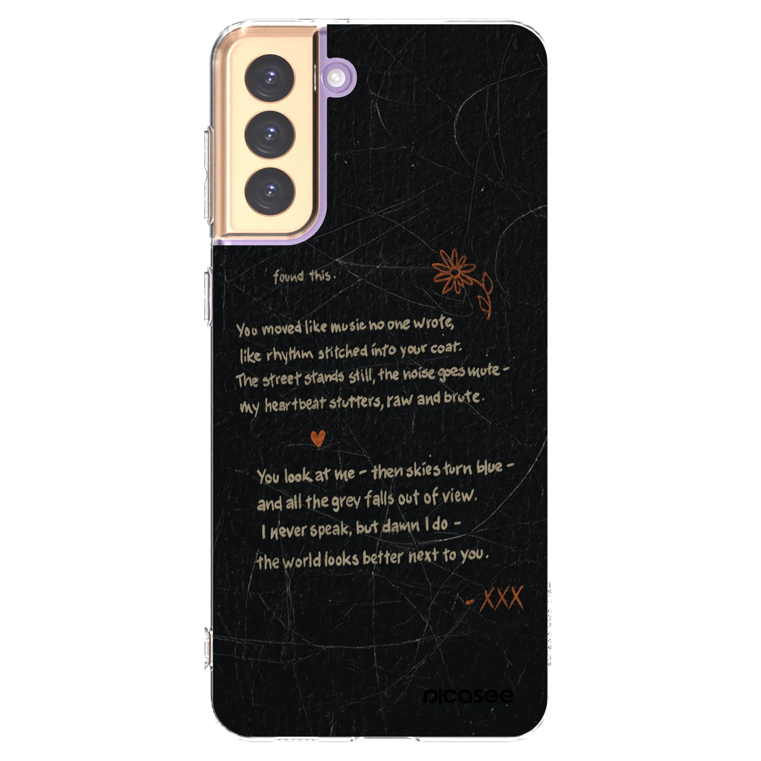 Picasee silikonski prozorni ovitek za Samsung Galaxy S21+ 5G G996F - POET