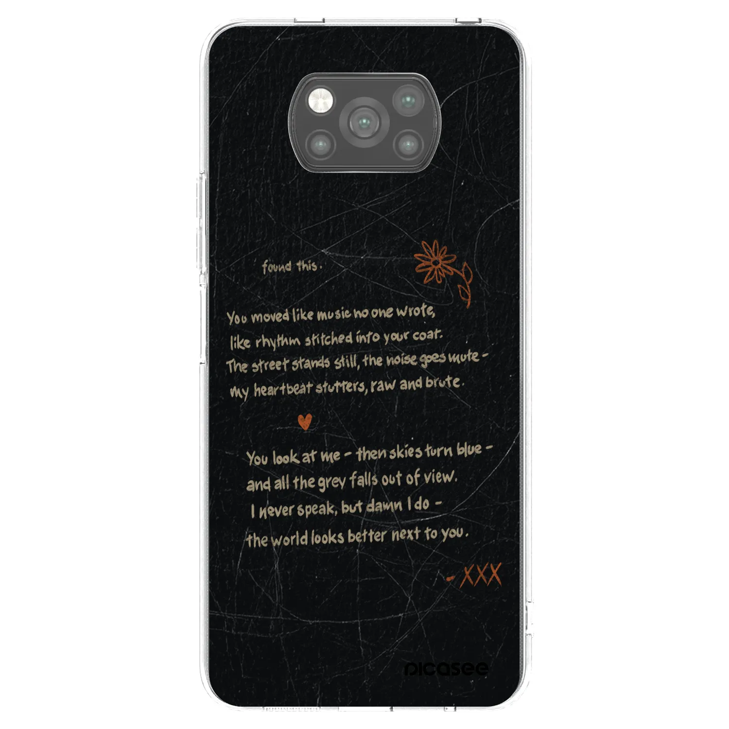 Picasee silikonski črni ovitek za Xiaomi Poco X3 Pro - POET