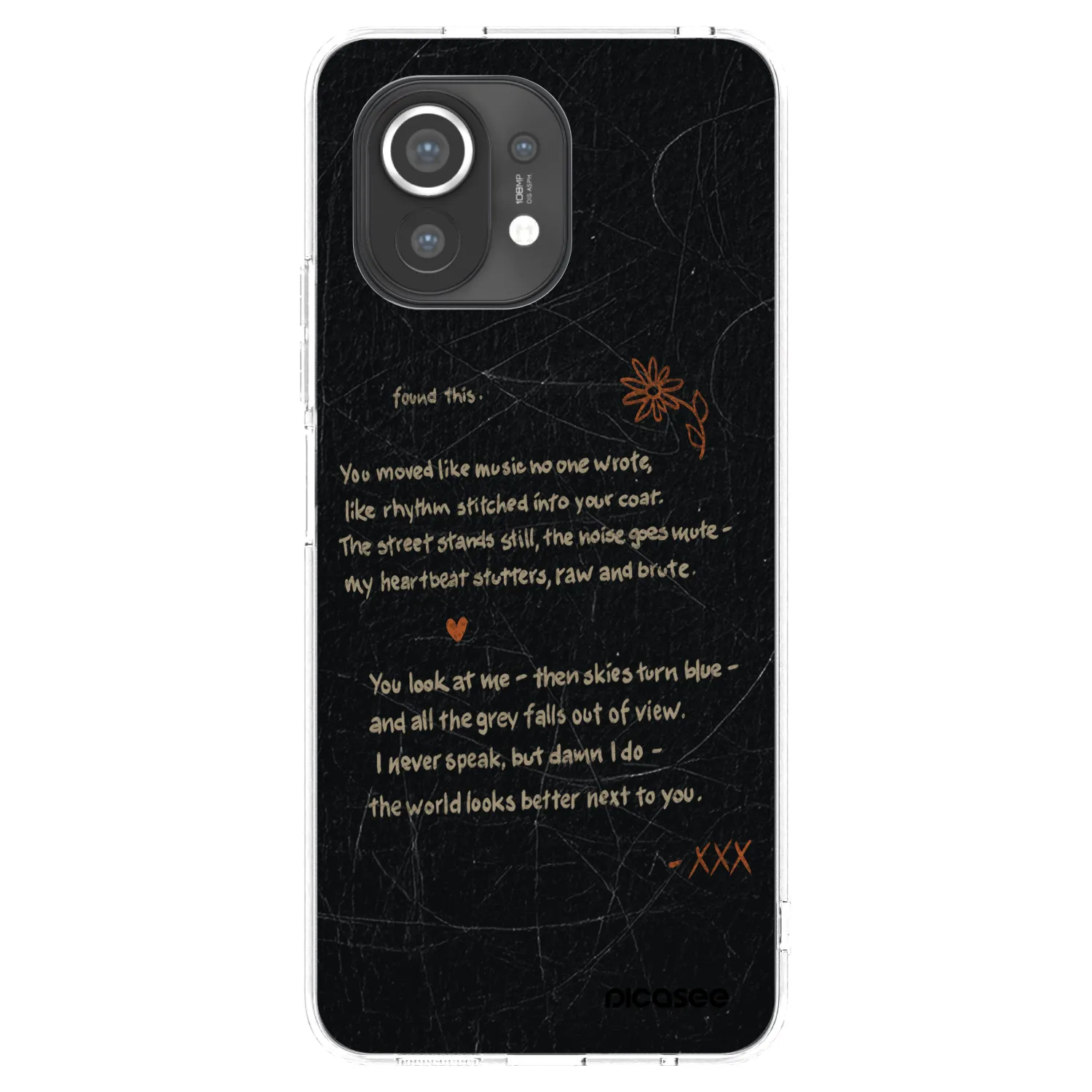 Picasee silikonski prozorni ovitek za Xiaomi Mi 11 - POET