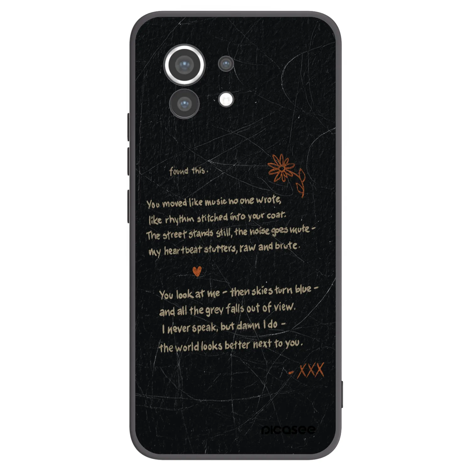 Picasee silikonski črni ovitek za Xiaomi Mi 11 - POET