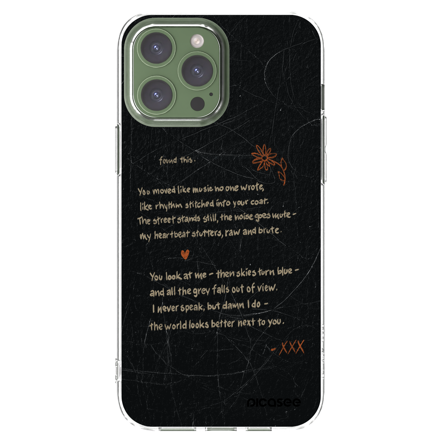 Picasee silikonski prozorni ovitek za Apple iPhone 13 Pro Max - POET
