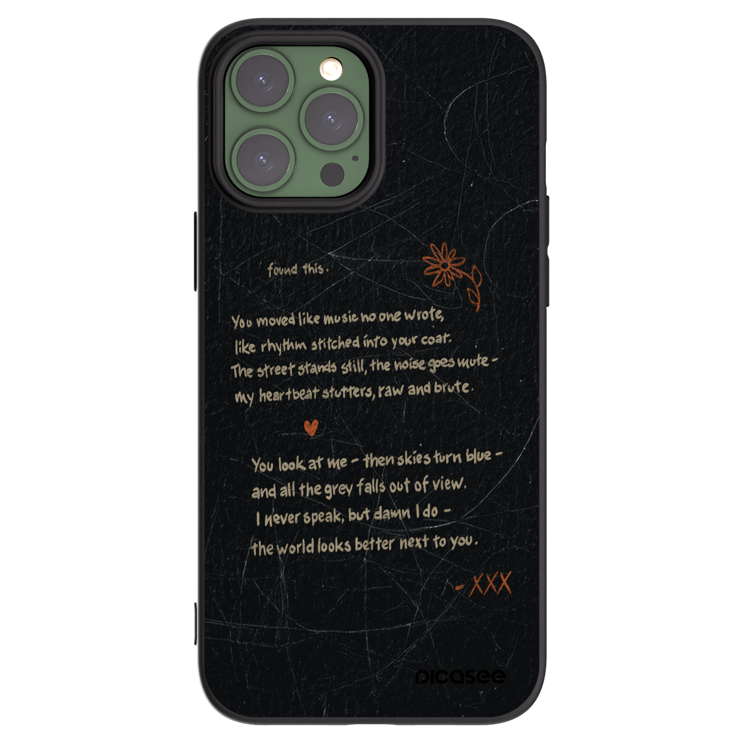 Picasee silikonski črni ovitek za Apple iPhone 13 Pro Max - POET