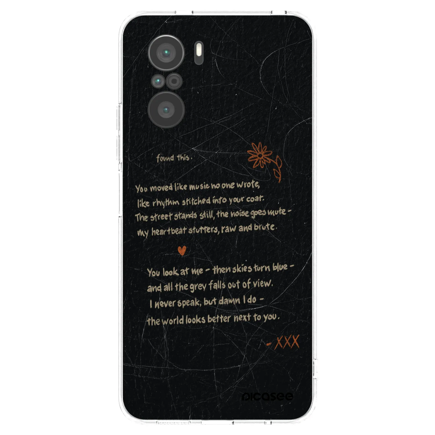 Picasee silikonski prozorni ovitek za Xiaomi Poco F3 - POET