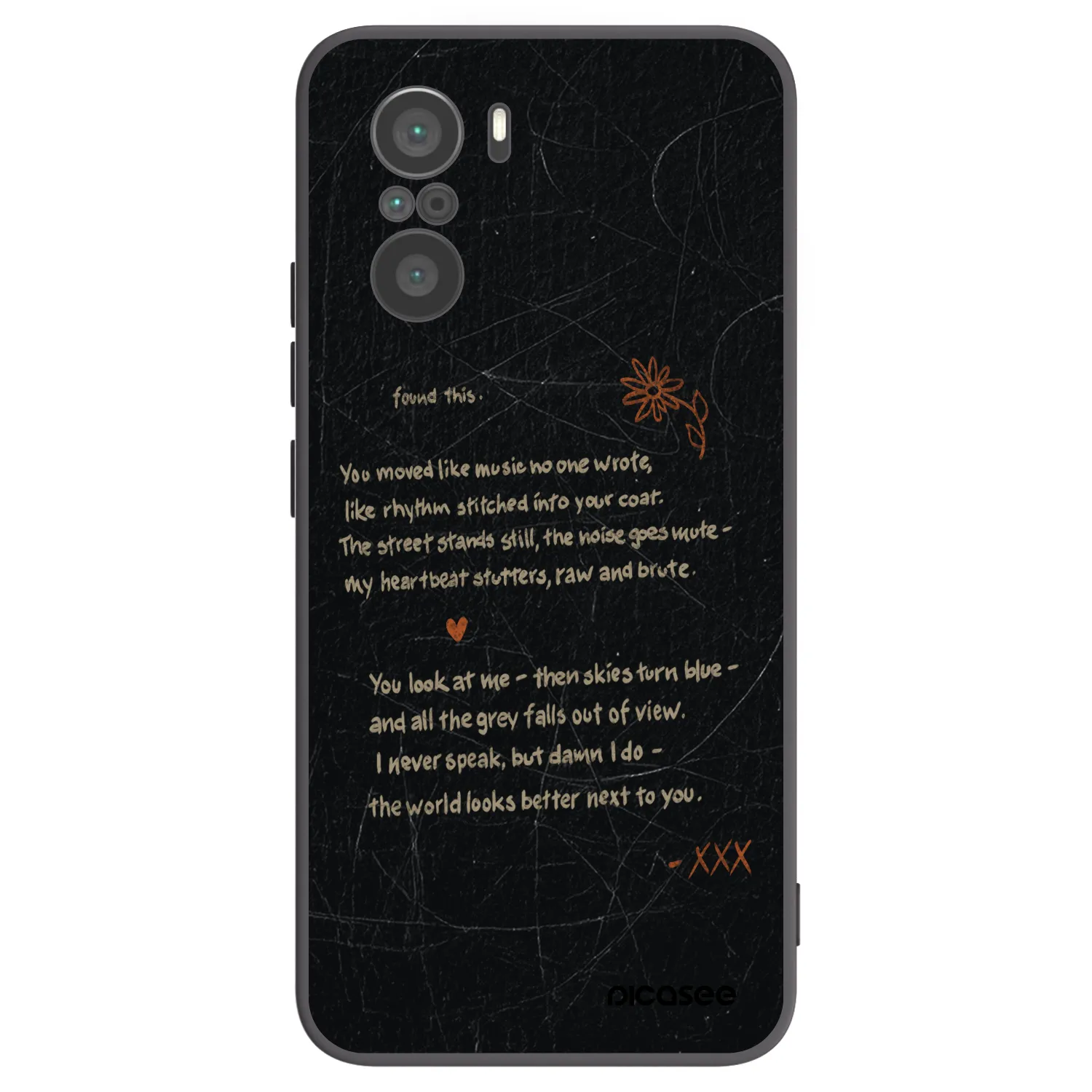 Picasee silikonski črni ovitek za Xiaomi Poco F3 - POET
